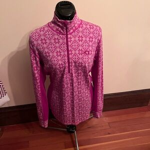 Kari Traa Fuchsia and White Snow Jacket